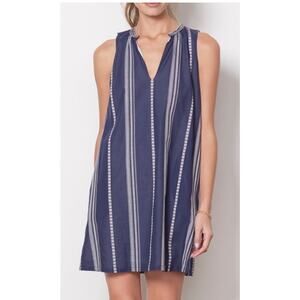 Evereve Navy and White “Kylie” Shift Dress – Size Small